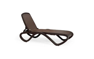 Nardi Outdoor Patio Chaise Lounge - Black | Grey | Brown (Made In Italy)