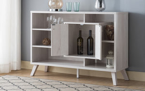 Buffet or Cabinet with Storage - White Oak
