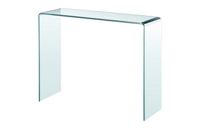 Bent Glass Coffee Table Set - 3 pc - Clear