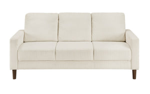 Luxury Fabric Sofa Set - 3 Piece - Beige