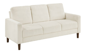 Luxury Fabric Sofa Set - 3 Piece - Beige