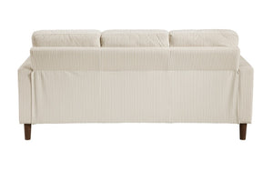 Luxury Fabric Sofa Set - 3 Piece - Beige