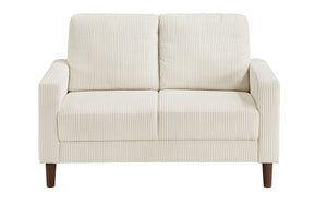 Luxury Fabric Sofa Set - 3 Piece - Beige