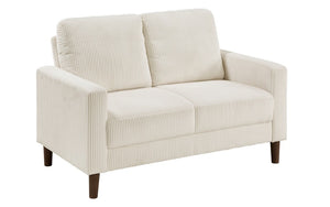 Luxury Fabric Sofa Set - 3 Piece - Beige