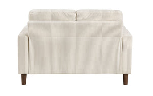 Luxury Fabric Sofa Set - 3 Piece - Beige