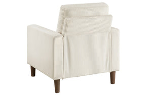 Luxury Fabric Sofa Set - 3 Piece - Beige