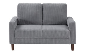 Luxury Fabric Sofa Set - 3 Piece - Grey