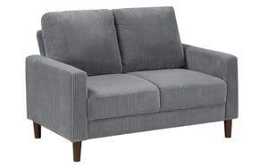 Luxury Fabric Sofa Set - 3 Piece - Grey