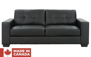 Sofa Set - 3 Piece - Black (Made in Canada)