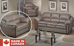 Sofa Set - 3 Piece - Tan (Made in Canada)