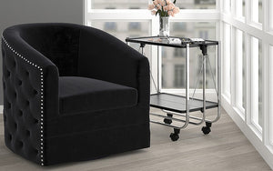 Bar Serving Cart Folding - White | Black