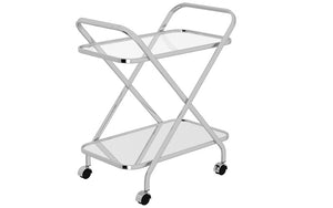 Bar Serving Cart - Black | Chrome