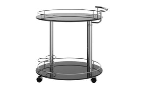 Bar Serving Cart - Grey | Black