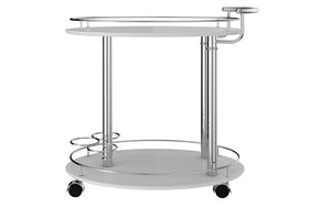 Bar Serving Cart - Grey | Black