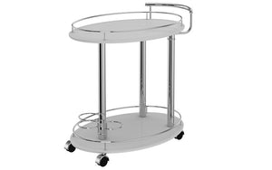 Bar Serving Cart - Grey | Black