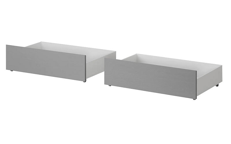 Bunk Bed - Double over Double Mission Style with or without Drawers Solid Wood - Grey