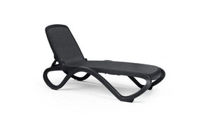 Nardi Outdoor Patio Chaise Lounge - Black | Grey | Brown (Made In Italy)