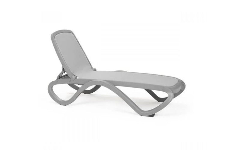 Nardi Outdoor Patio Chaise Lounge - Black | Grey | Brown (Made In Italy)