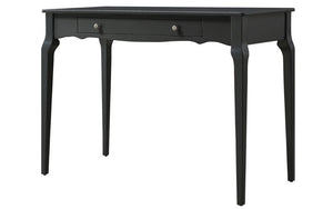 Office or Study Desk with Drawer - Black