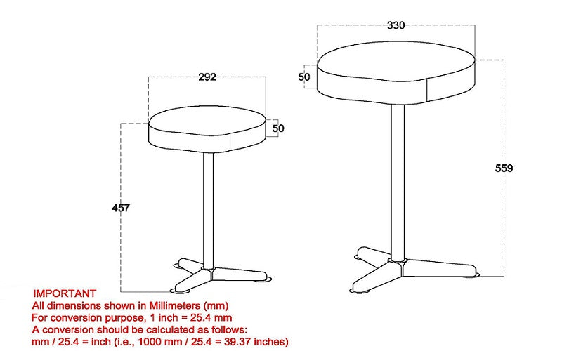 End Table with Solid Wood - Natural & Black - 2 pc