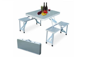 Outdoor Folding Picnic Patio Table & Seats