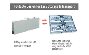 Outdoor Folding Picnic Patio Table & Seats