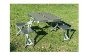 Outdoor Folding Picnic Patio Table & Seats