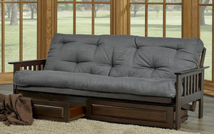 Solid Wood Futon Frame - Espresso