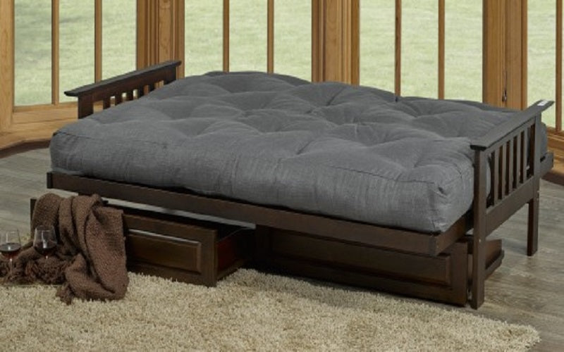 Solid Wood Futon Frame - Espresso