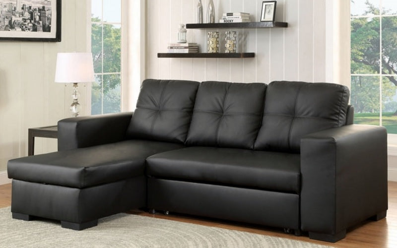 Modern Sectional Sofa Beds Black