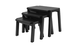 Nesting Table Set - 3 pc (Black)