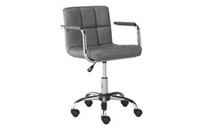 Office Chair with Mid-High Back - Grey