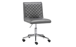 Office Chair with High Back - Grey - Set of 2 pc