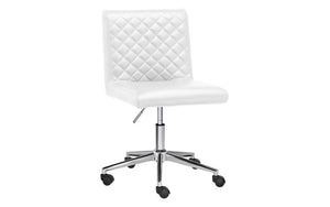 Office Chair with High Back - White - Set of 2 pc