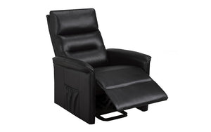 Power Recliner Lift Chair with Leather - Black. Power Lift Chair Recliner for Senior & Medical Supply