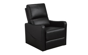 Power Recliner Lift Chair with Leather - Black. Power Lift Chair Recliner for Senior & Medical Supply