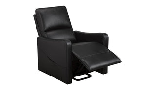 Power Recliner Lift Chair with Leather - Black. Power Lift Chair Recliner for Senior & Medical Supply