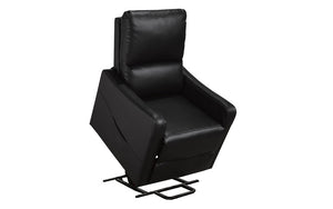 Power Recliner Lift Chair with Leather - Black. Power Lift Chair Recliner for Senior & Medical Supply