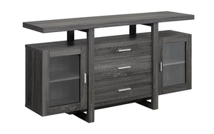 Buffet or Cabinet with 3 Drawers - Grey