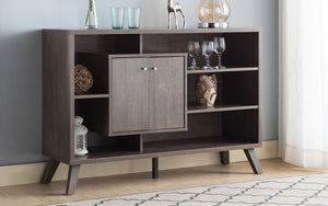Buffet or Cabinet with Storage - Walnut Oak