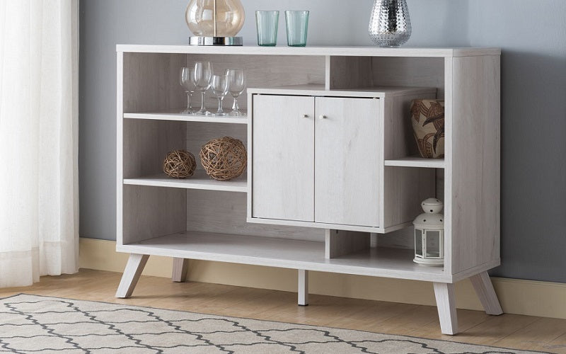 Buffet or Cabinet with Storage - White Oak