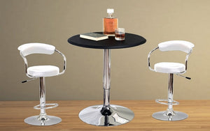 Bar Set with Stools - 3 pc - Black | White | Espresso | Red