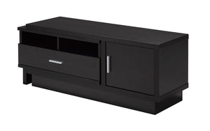 TV Stand with Shelf & Drawers Expandable - Dark Cherry