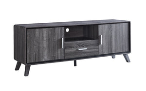 TV Stand with Shelf-Drawer & Cabinets - Grey