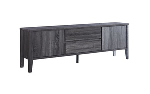 TV Stand with Drawers & Cabinets - Grey