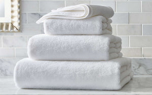 Cotton Bath Towel - White - Set of 12 pc